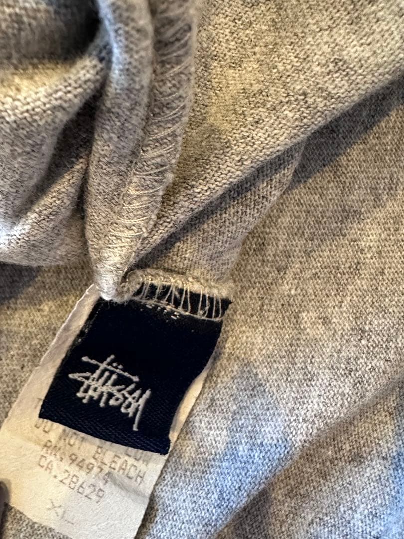 90s USA製　OLD STUSSY ロゴリンガーTシャツ XL