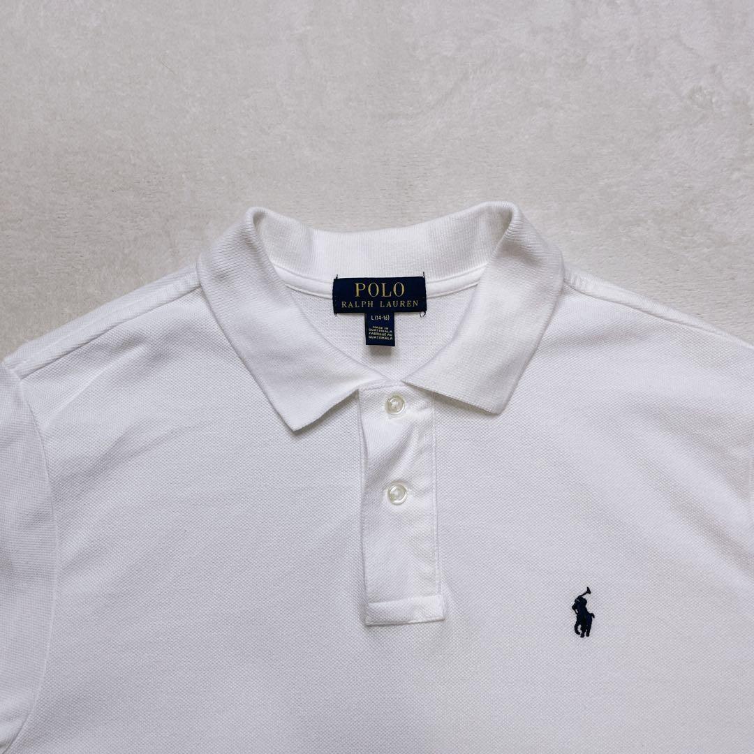 【未使用品】POLO RALPH LAUREN ポロシャツ　白　半袖