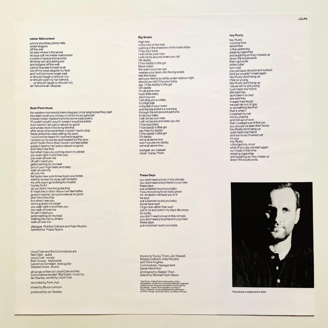 洋楽 Lloyd Cole And The Commotions Mainstream