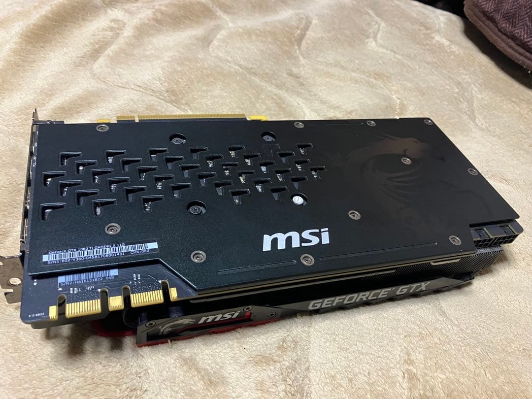 グラフィックボード・グラボ・ビデオカード MSI GeForce GTX 1080 Ti Gaming X 11G