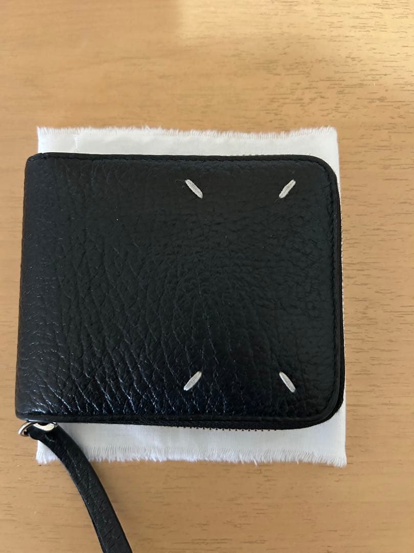 SSENSE購入Maison Margiela ブラックレザー 財布