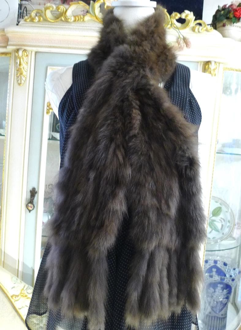 お買い得！◇【セーブル】ブラウンカラー セーブルストール140cm◇