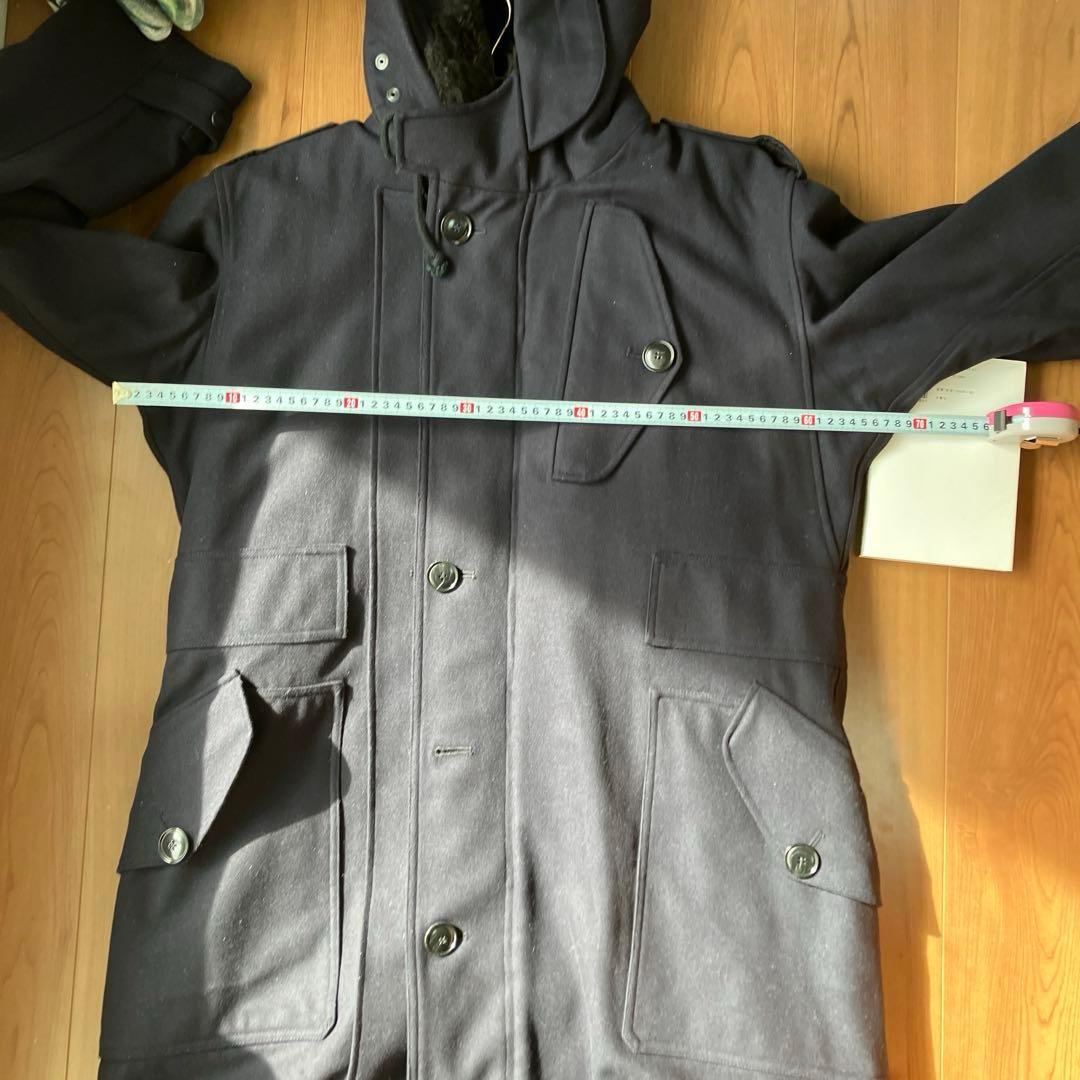 dries van noten ウール　オーバーサイズ　モッズコート
