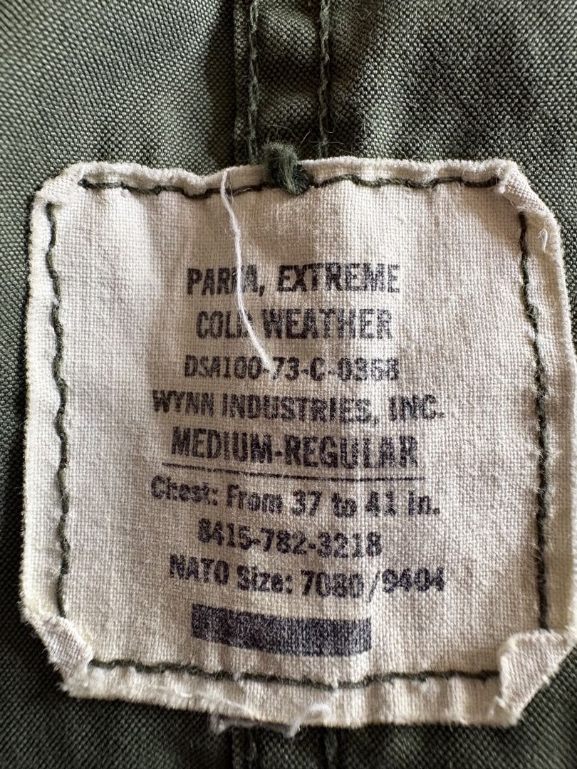 ジャケット・アウター M65 PARKA EXTREME COLD WEATHER