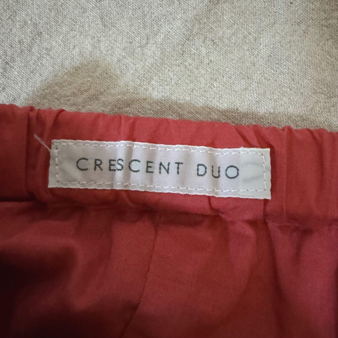 crescent 赤 チェック柄 ロングスカート