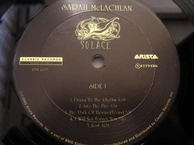 Solace　Analog　Sarah McLachlan