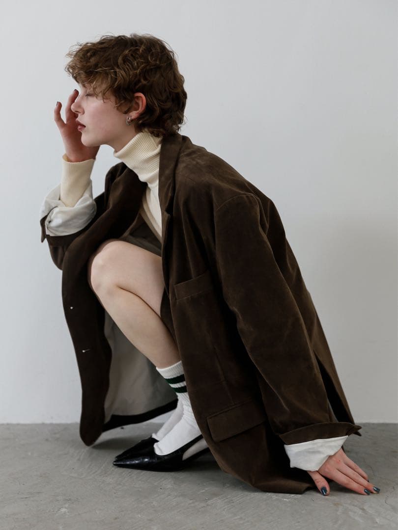 ジャケット・アウター suede dad jacket Cara by katrin tokyo