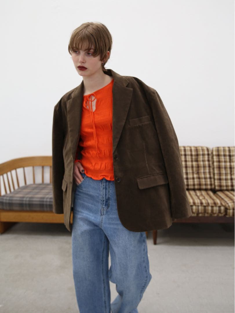 ジャケット・アウター suede dad jacket Cara by katrin tokyo
