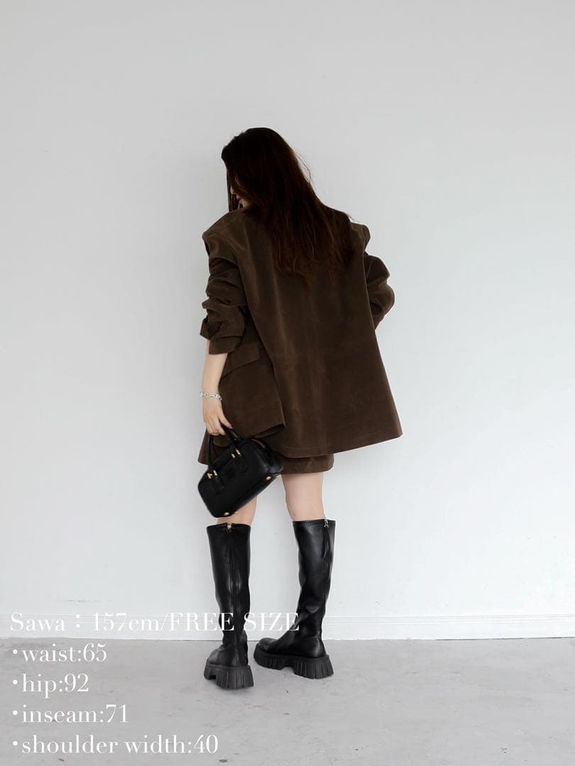 ジャケット・アウター suede dad jacket Cara by katrin tokyo