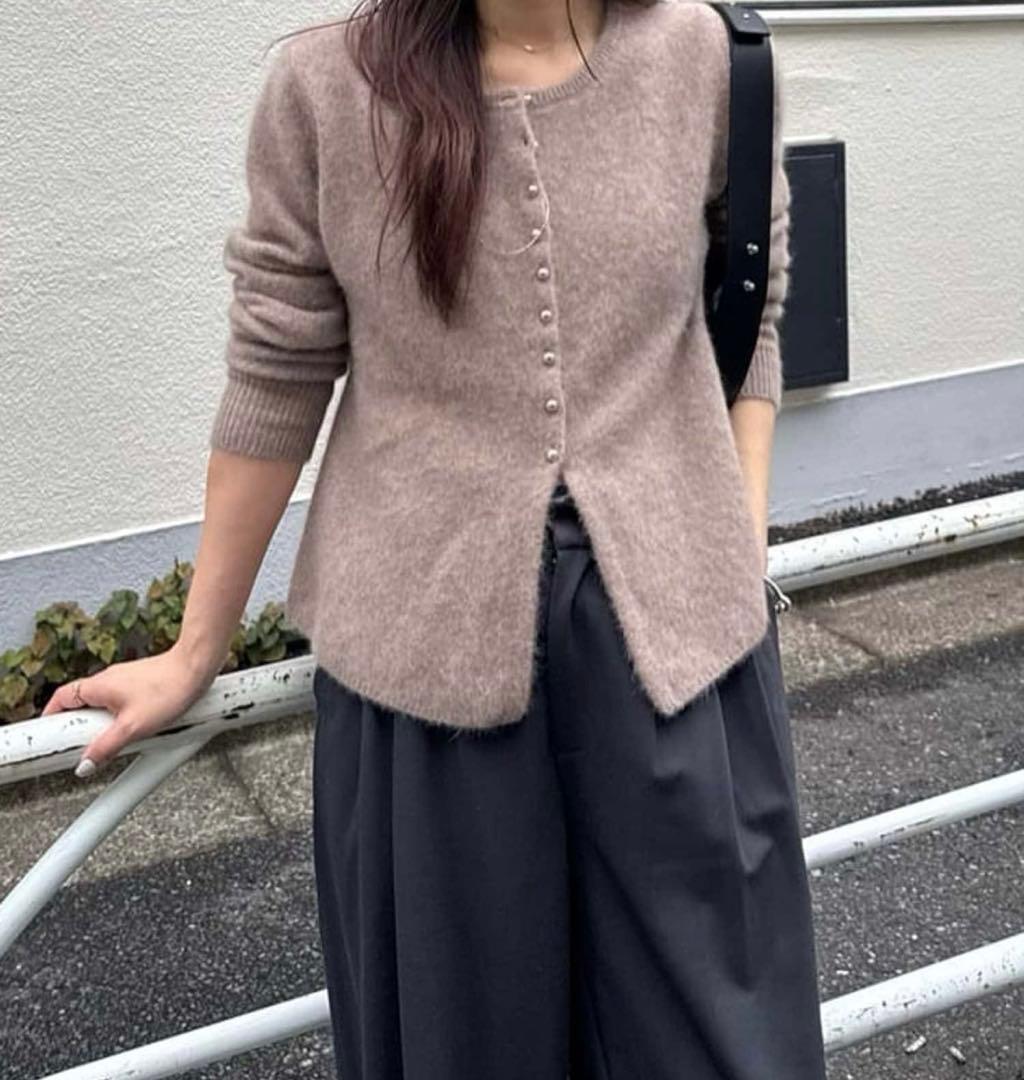 SHENERY ラクーンぺプラムニット