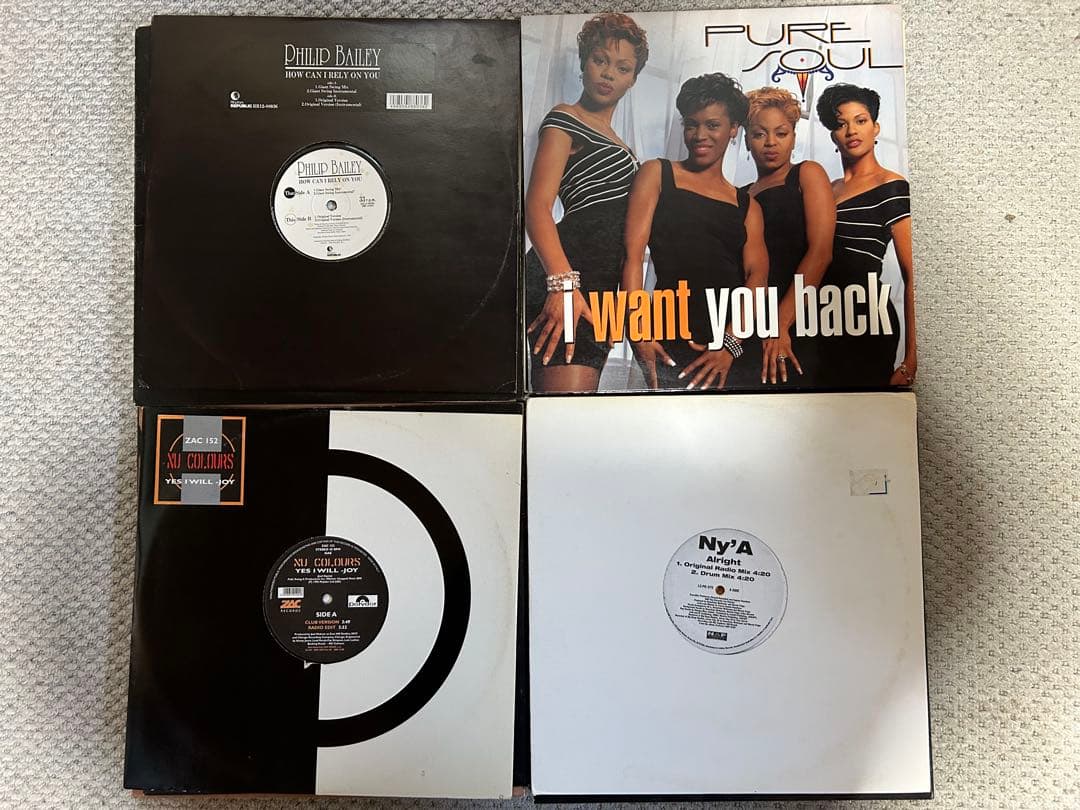 90年代R&B洋楽レコードコレクション６０枚