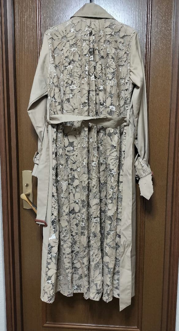 BACK LACE COAT ameri vintage アメリヴィンテージ