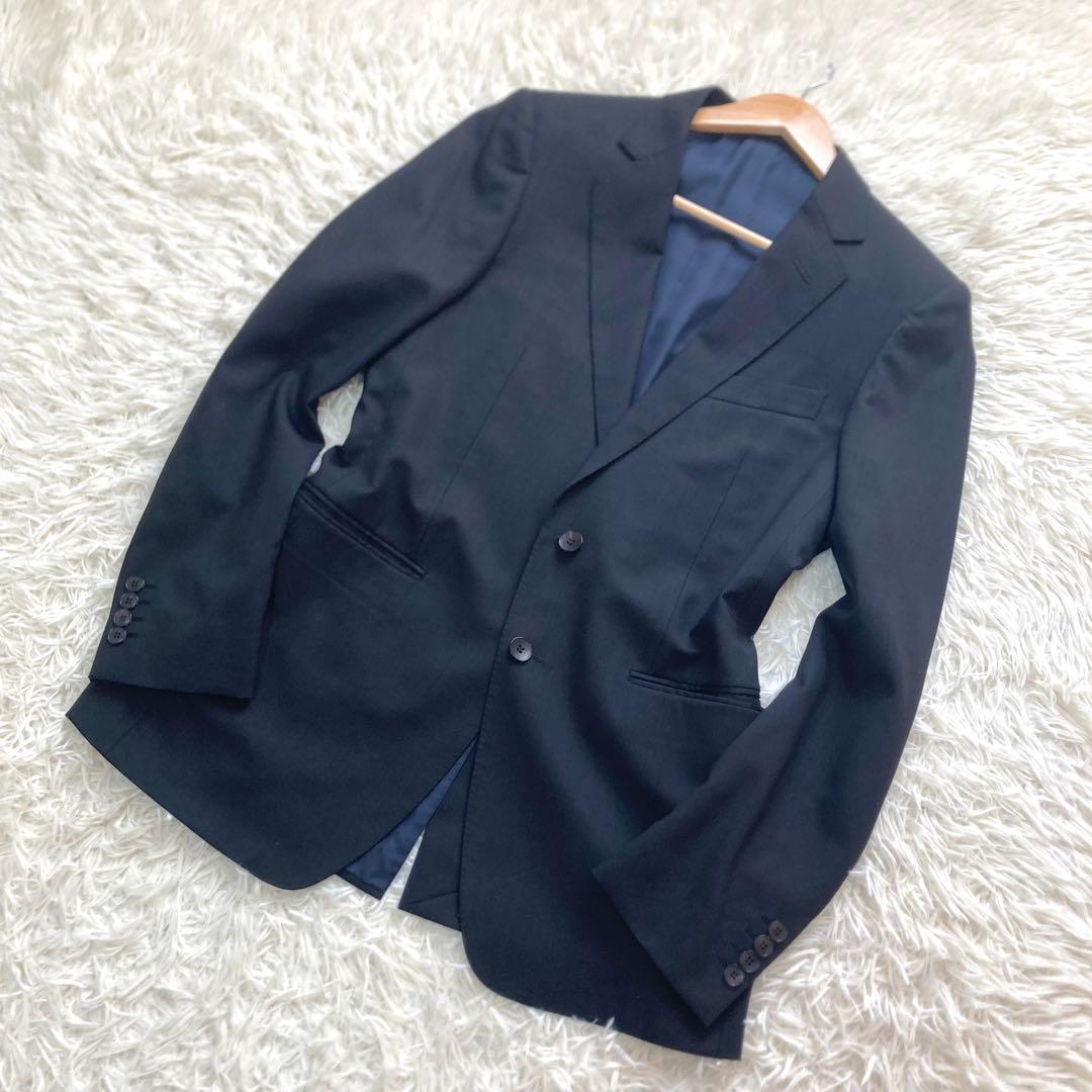 【美品】GUCCI テーラードジャケット　フリーダ期　グッチ　黒　無地