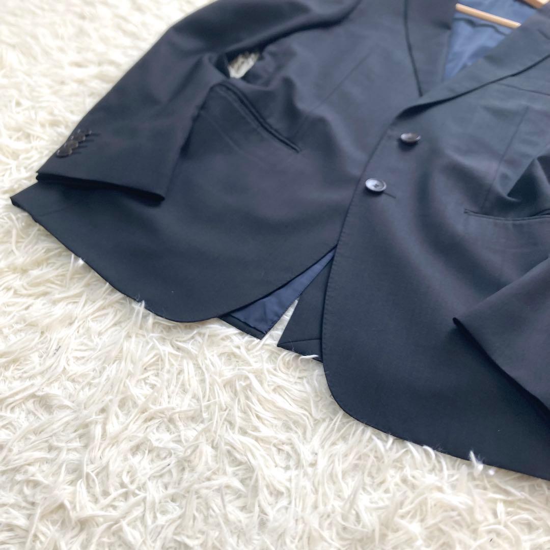 【美品】GUCCI テーラードジャケット　フリーダ期　グッチ　黒　無地