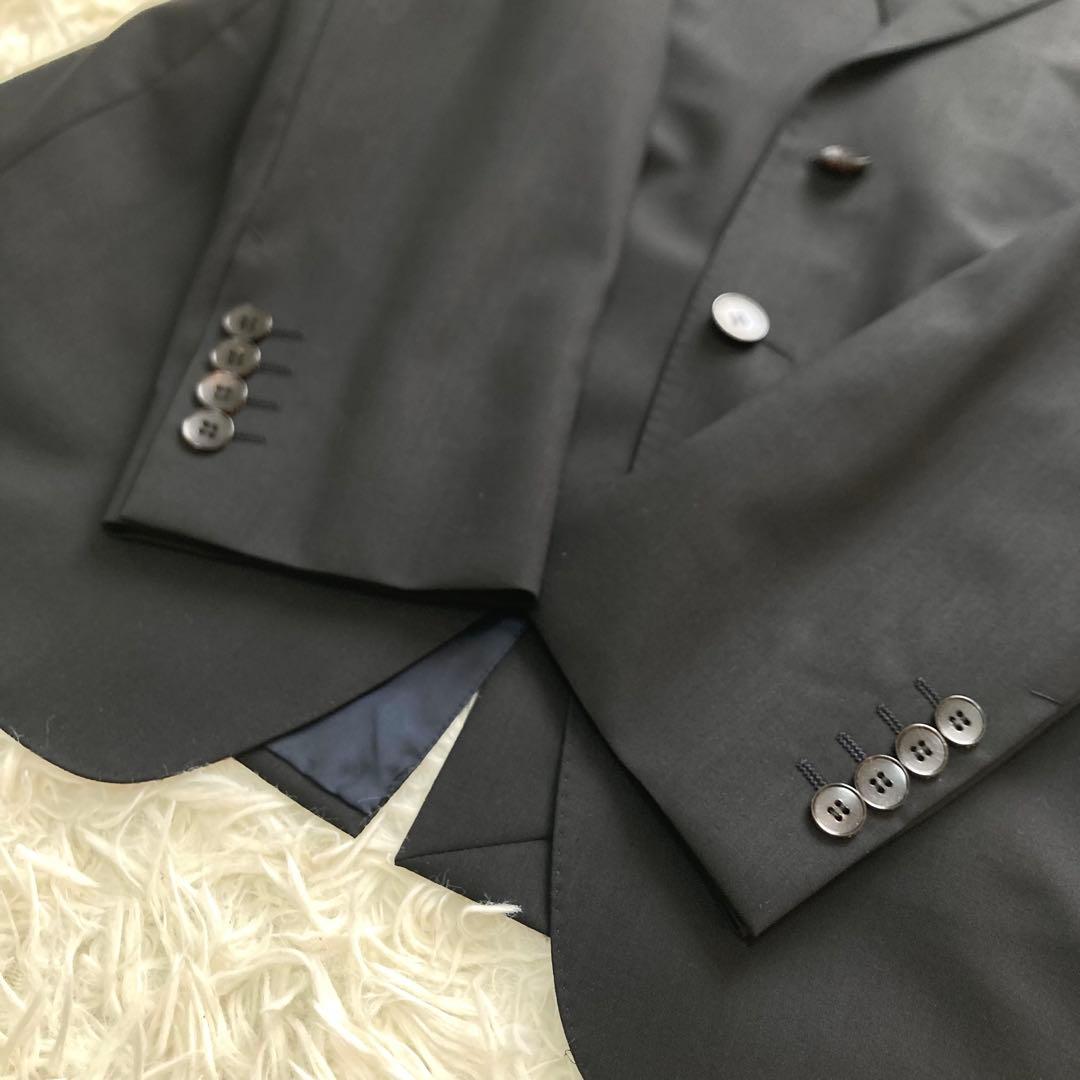 【美品】GUCCI テーラードジャケット　フリーダ期　グッチ　黒　無地