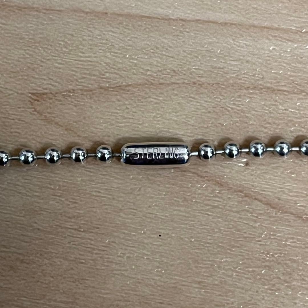 シルバー チェーン 925 Silver ボールチェーン インディアンジュエリー