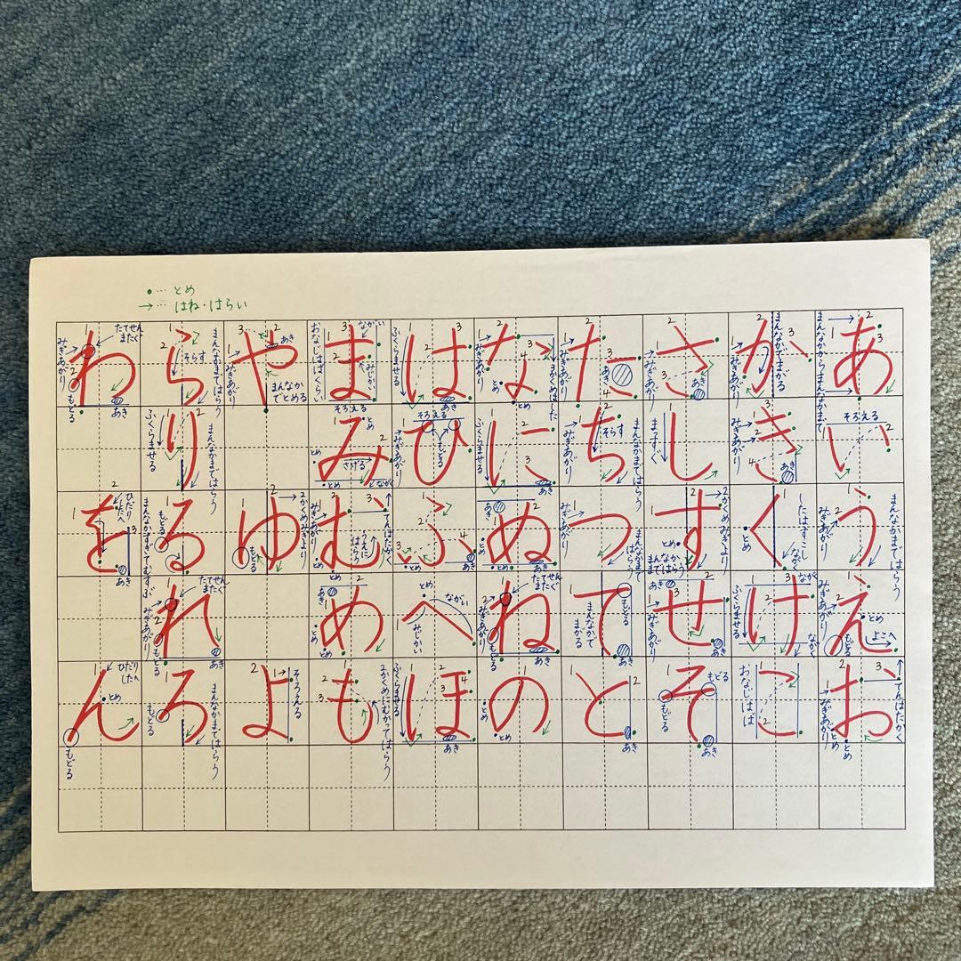 整った字が身につく！1～4年の漢字 ひらがな・カタカナ等⭐️紅福のお手本プリント⭐️