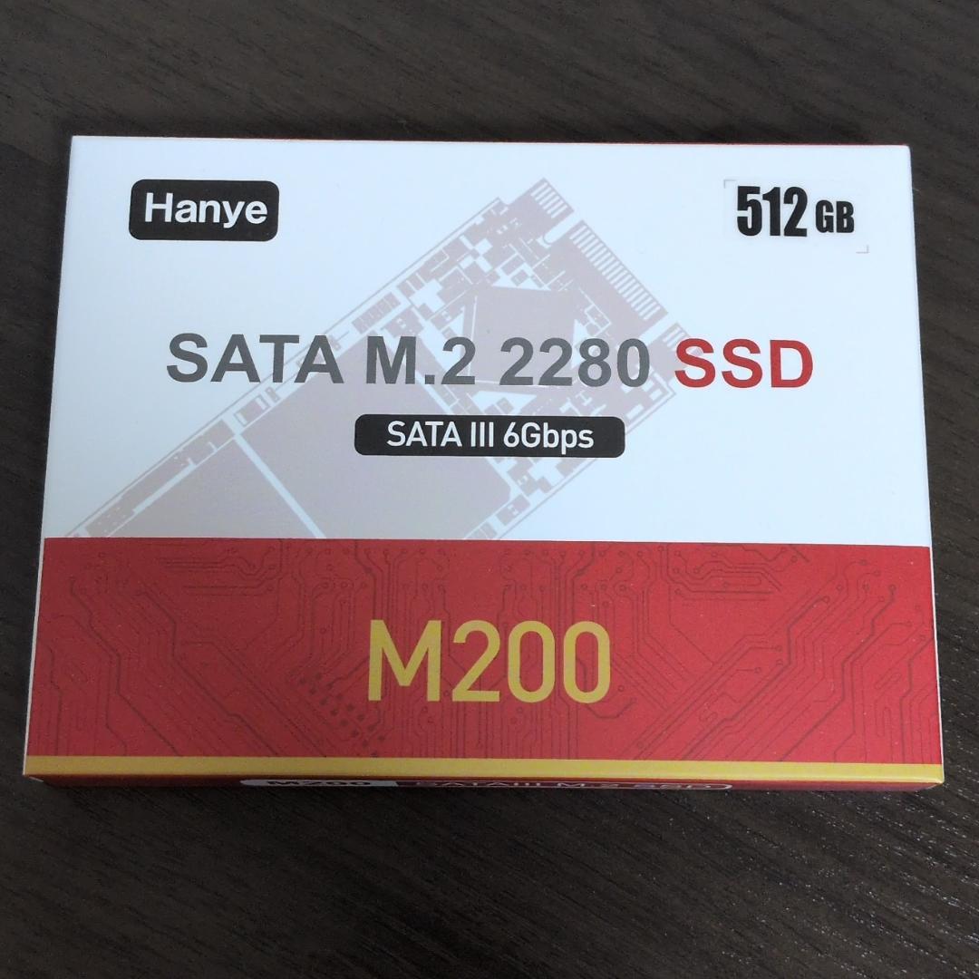 【未使用】M.2 SATA SSD 6点セット（512GB×2 256GB×4）