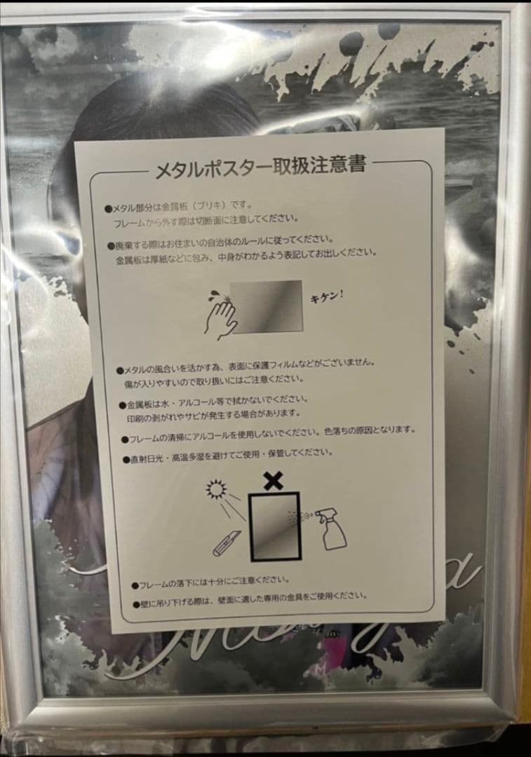 ボートレース　守屋美穂　メタルパネル