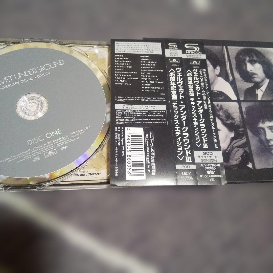 ヴェルヴェット・アンダーグラウンド45周年記念・デラックス・エディションCD3点