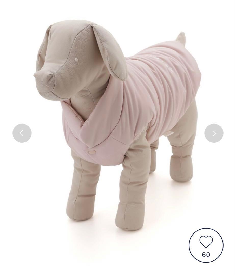 【専用】犬服 「CAT＆DOG」中綿ベスト　ジェラートピケ　XL ピンク