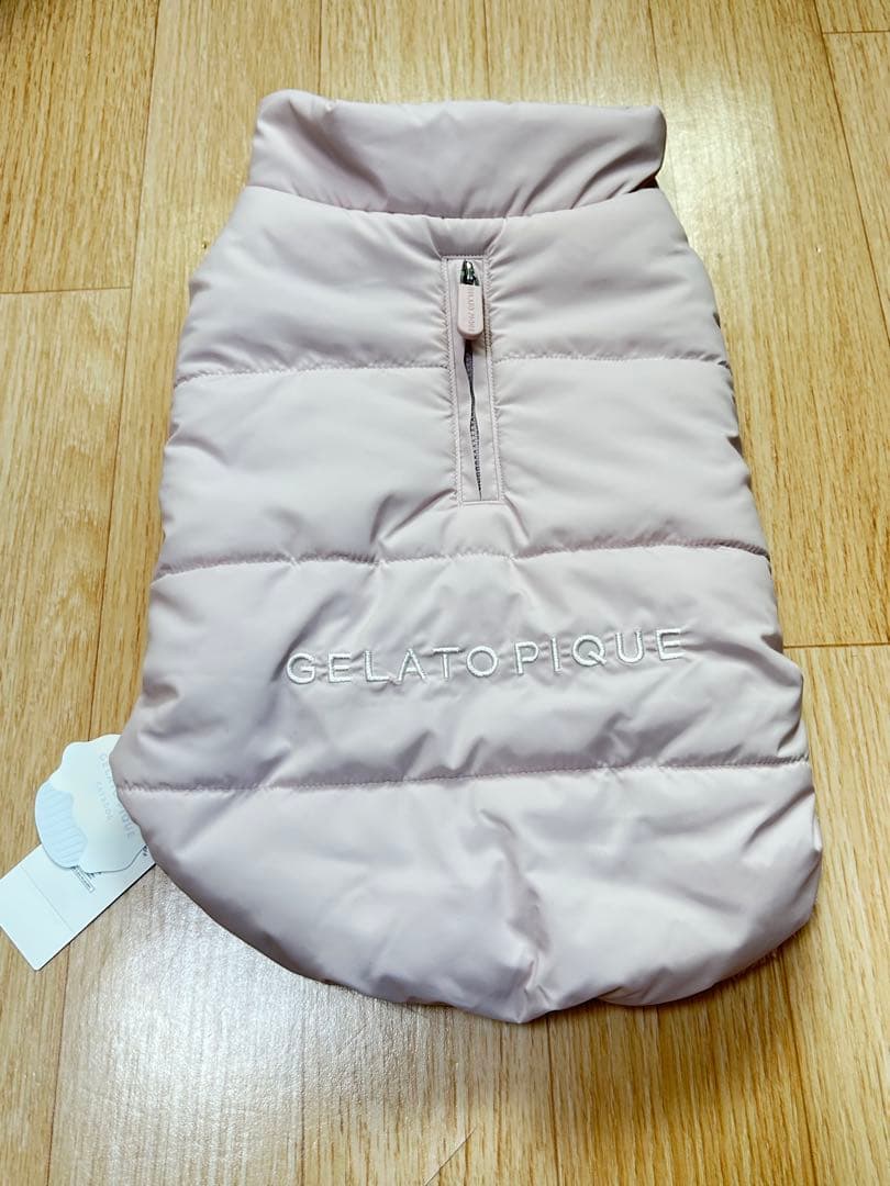 【専用】犬服 「CAT＆DOG」中綿ベスト　ジェラートピケ　XL ピンク