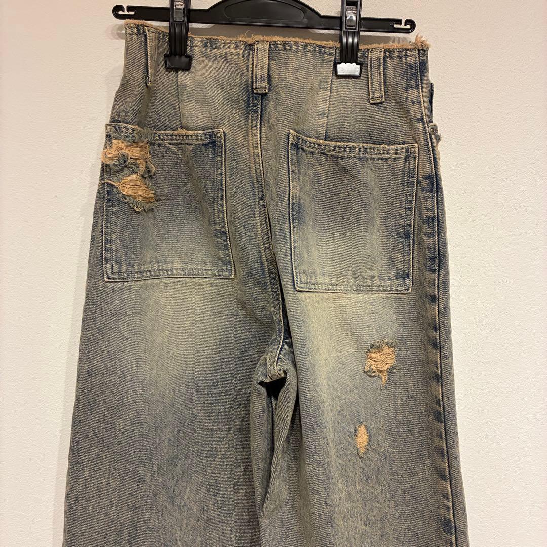 ヘラ　Hella カットオフデニム cut off denim インディゴ