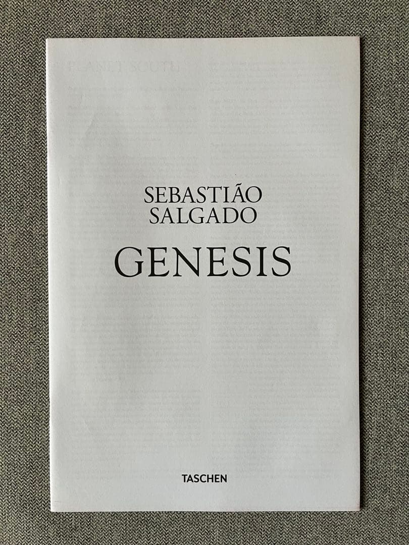 Sebastião Salgado\"GENESIS\"Taschen大型本