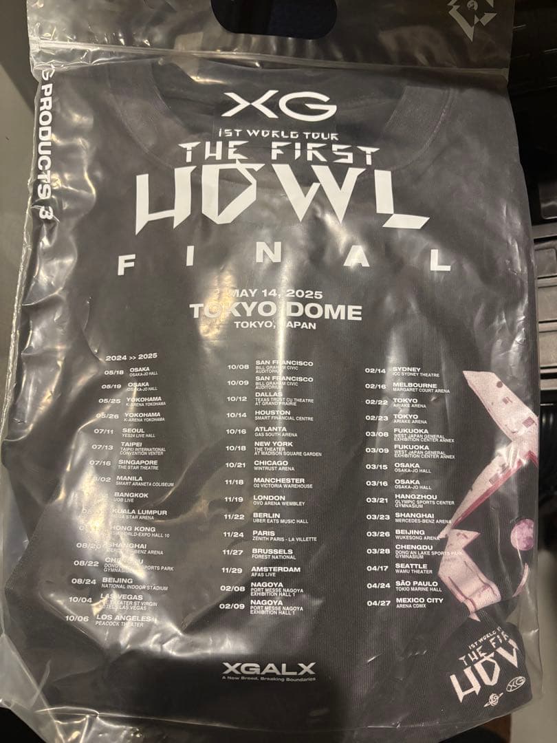 XG THE FIRST HOWL FINAL Tシャツ L グッズ