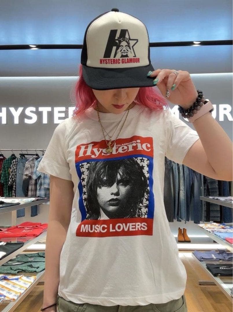 未使用　ヒステリックグラマー　STAR EVIL メッシュキャップ