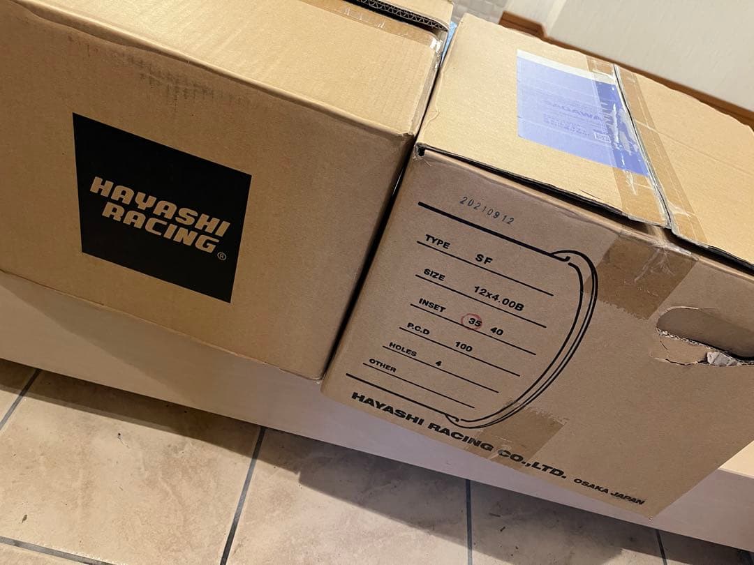 美品　ハヤシストリートホイール TYPE SF 12インチ