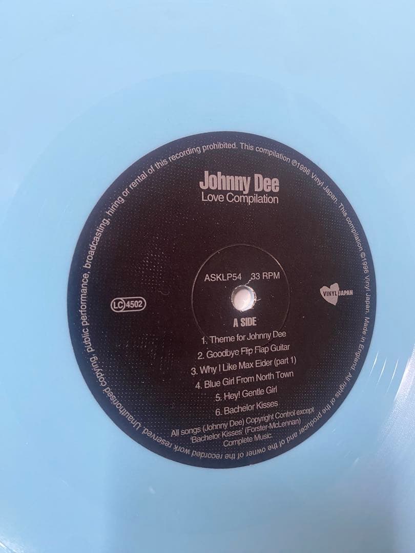 レアLP盤　JOHNNY DEE / love compilation...