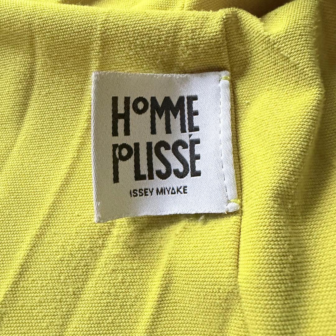 ISSEY MIYAKE HOMME PLISSE イエロー ジャケット