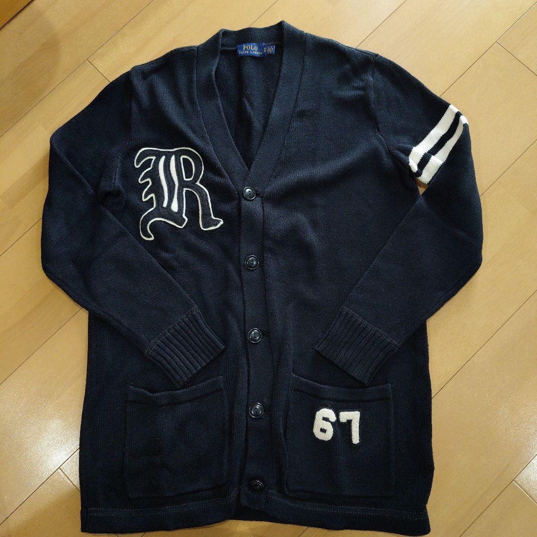 POLO RALPH LAUREN カレッジワッペン　レタードカーディガン