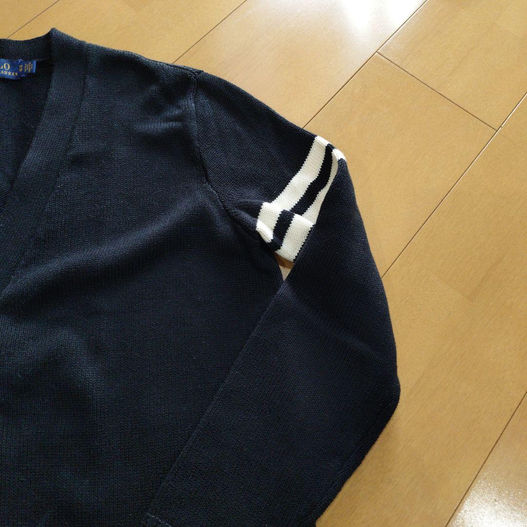 POLO RALPH LAUREN カレッジワッペン　レタードカーディガン