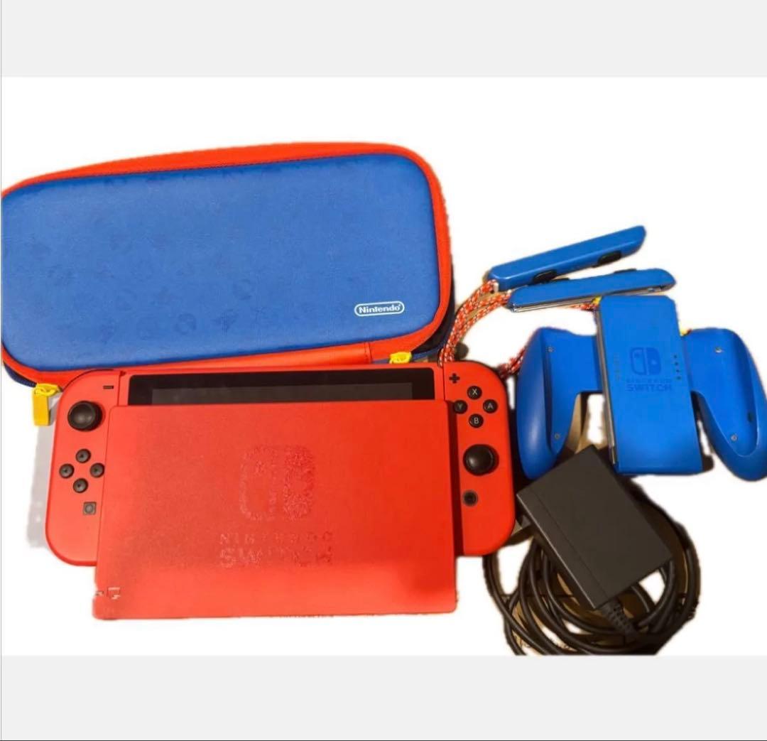 ★新型【12h以内発送】Nintendo Switch マリオレッド×ブルー