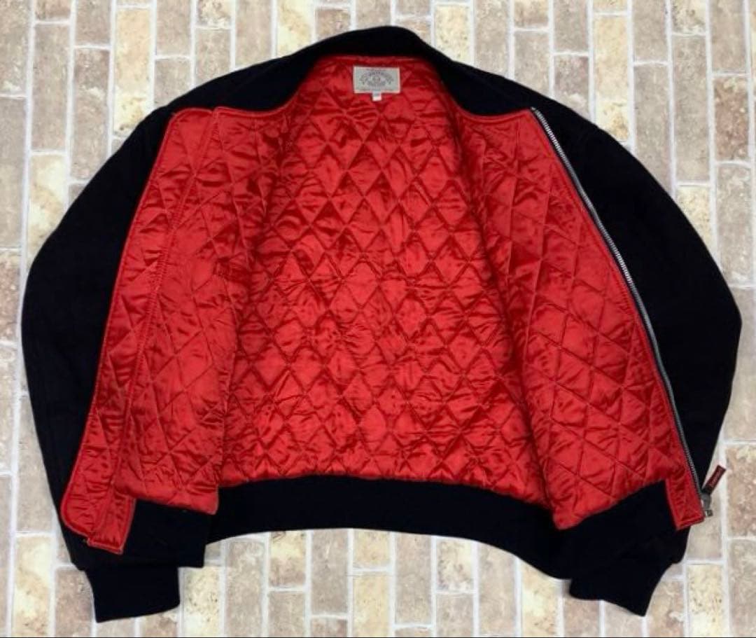 ARMANI アルマーニ 90's メルトン ウール ボンバー MA-1