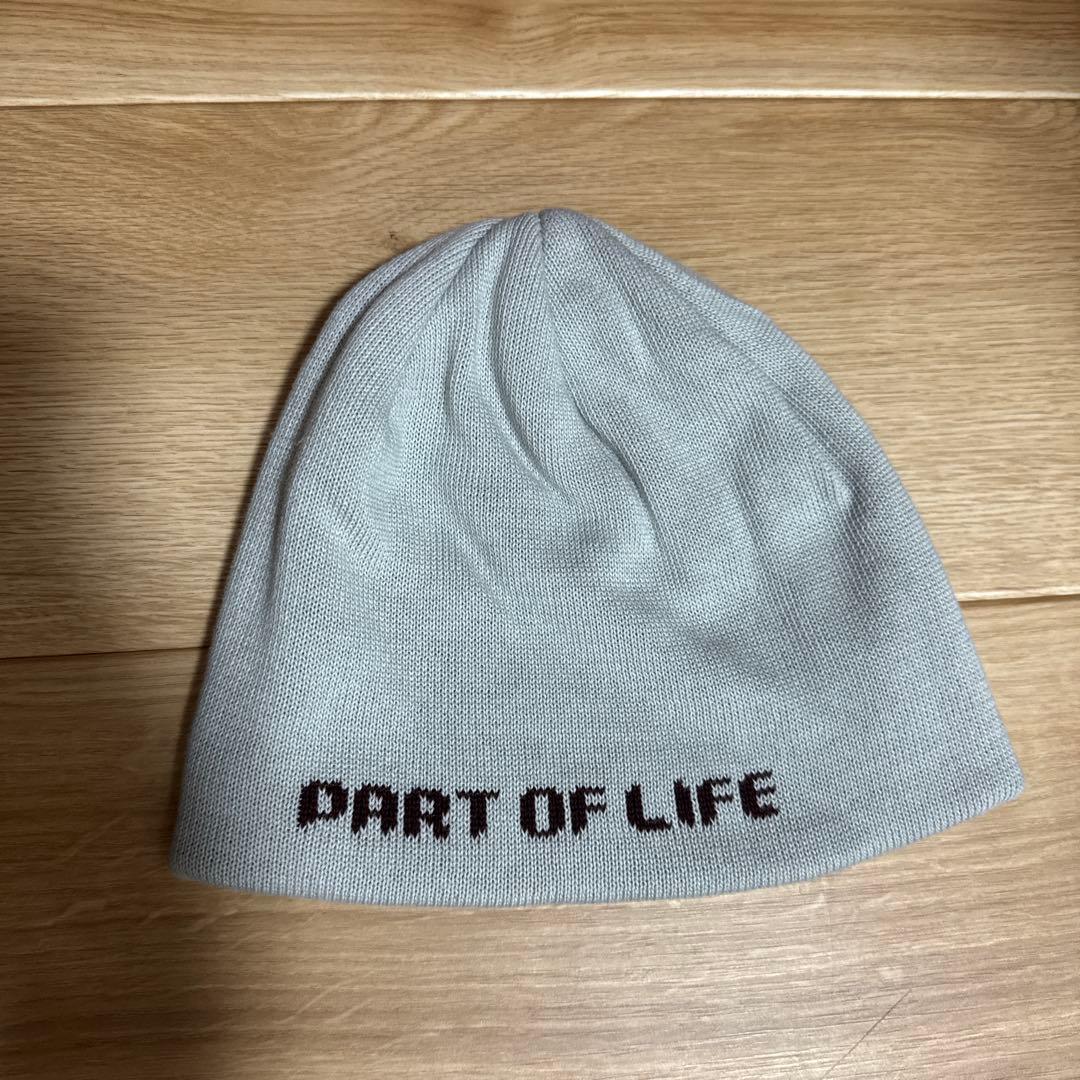 グレー ニット帽 PART OF LIFE