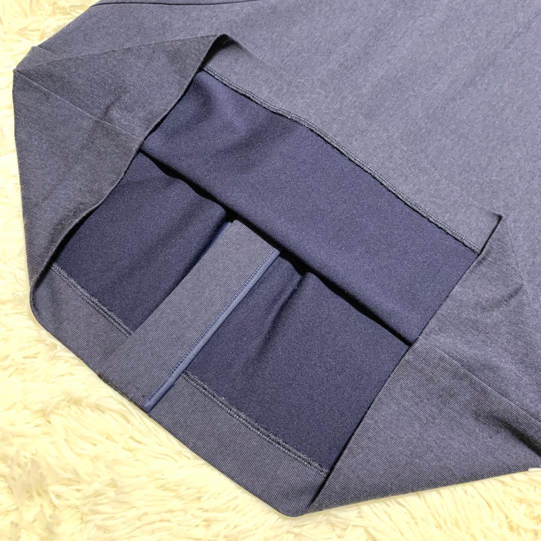 極美品✨ ケイミー kayme ブルーボタニカル プリントドッキング ワンピース