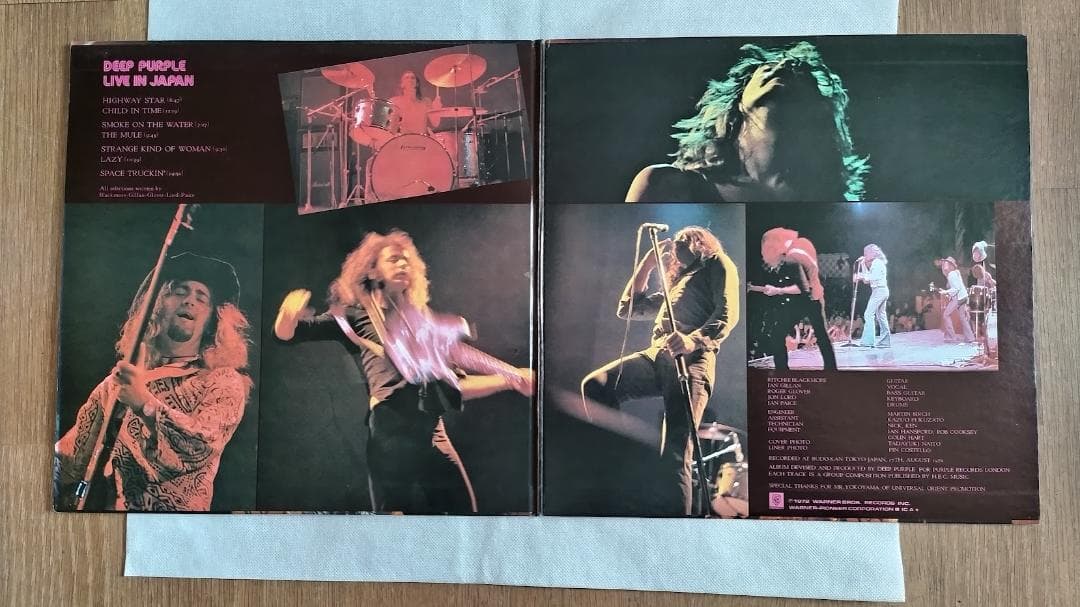 Deep Purple Live In Japan 日本公演ライブ LP2枚組