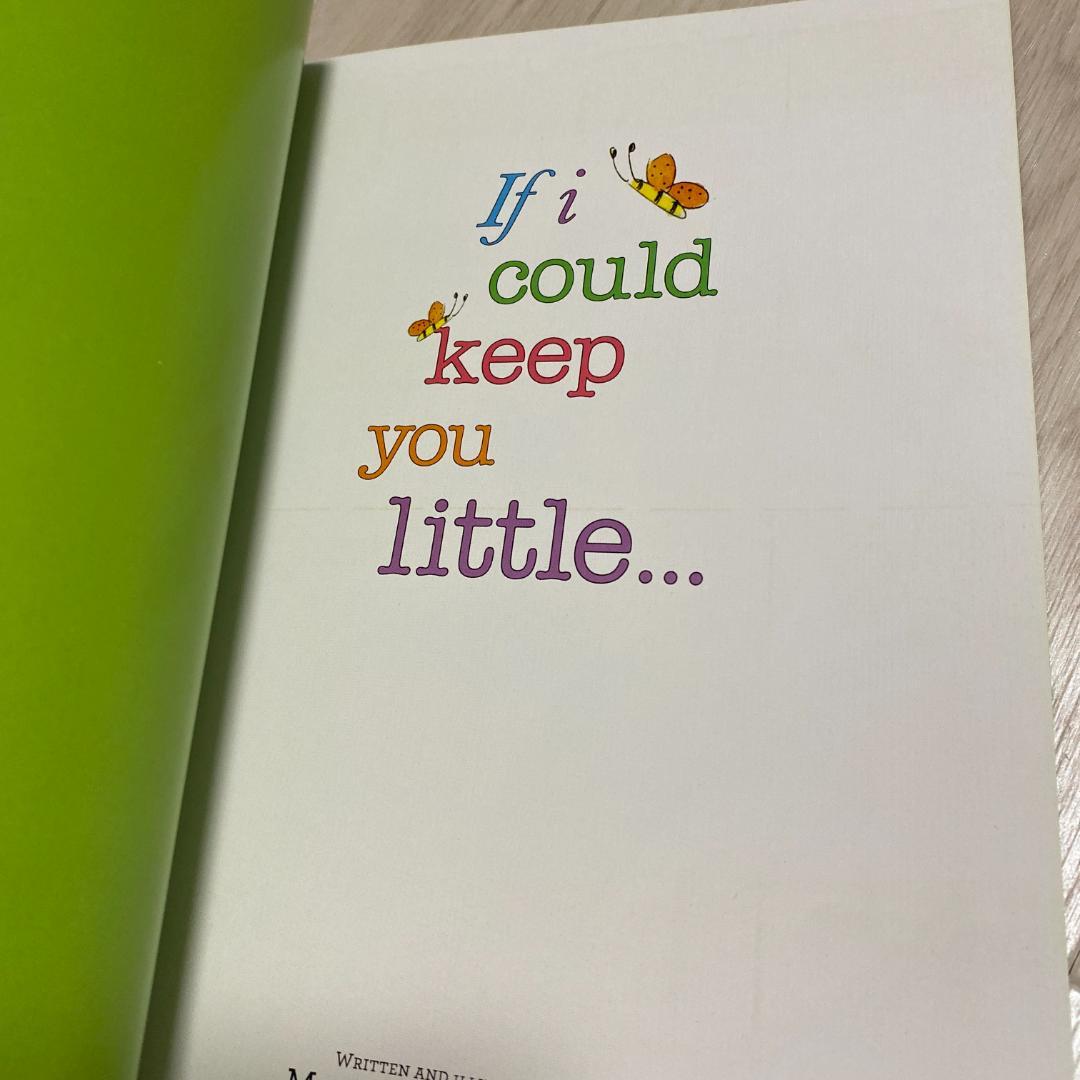洋書 294 If i could keep you little