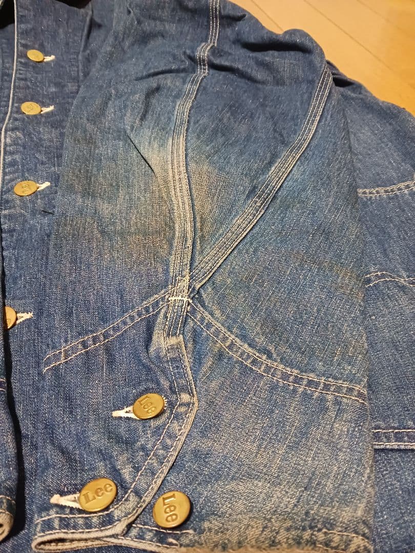 激レア 美品 60s usa製 Lee 91-J デニム カバーオール 濃紺