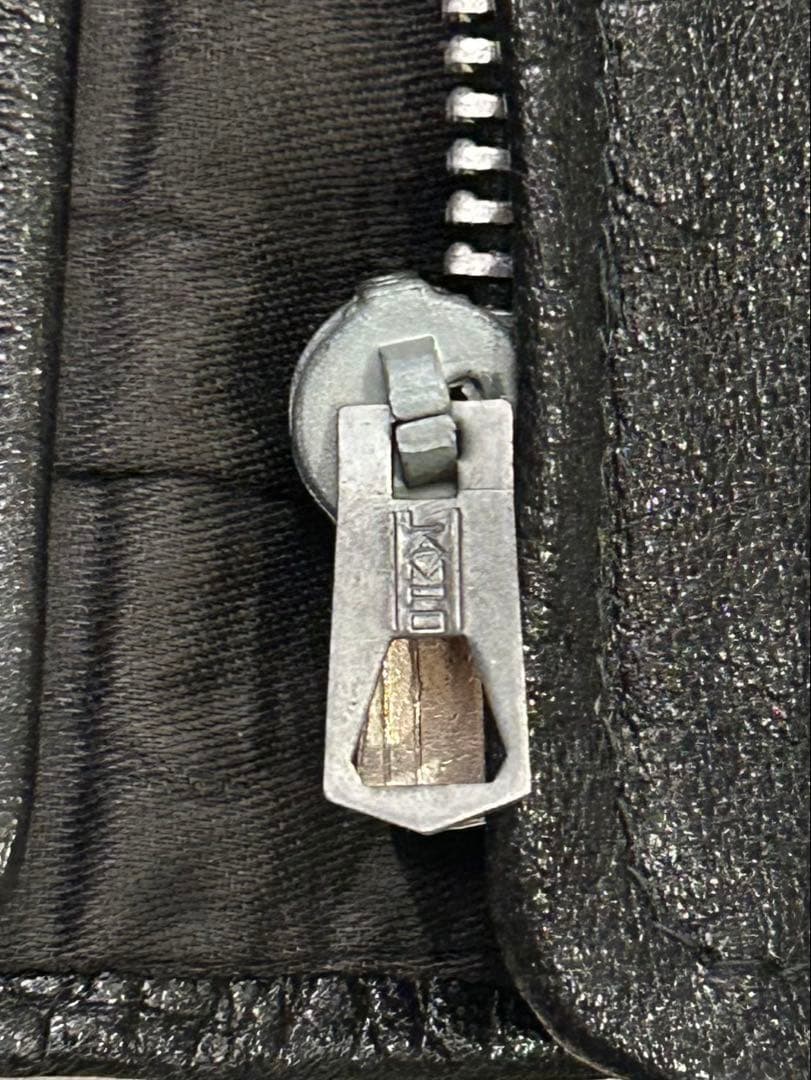 UNKNOWN レザー ベスト ジップ LAMPO 193V schott 54