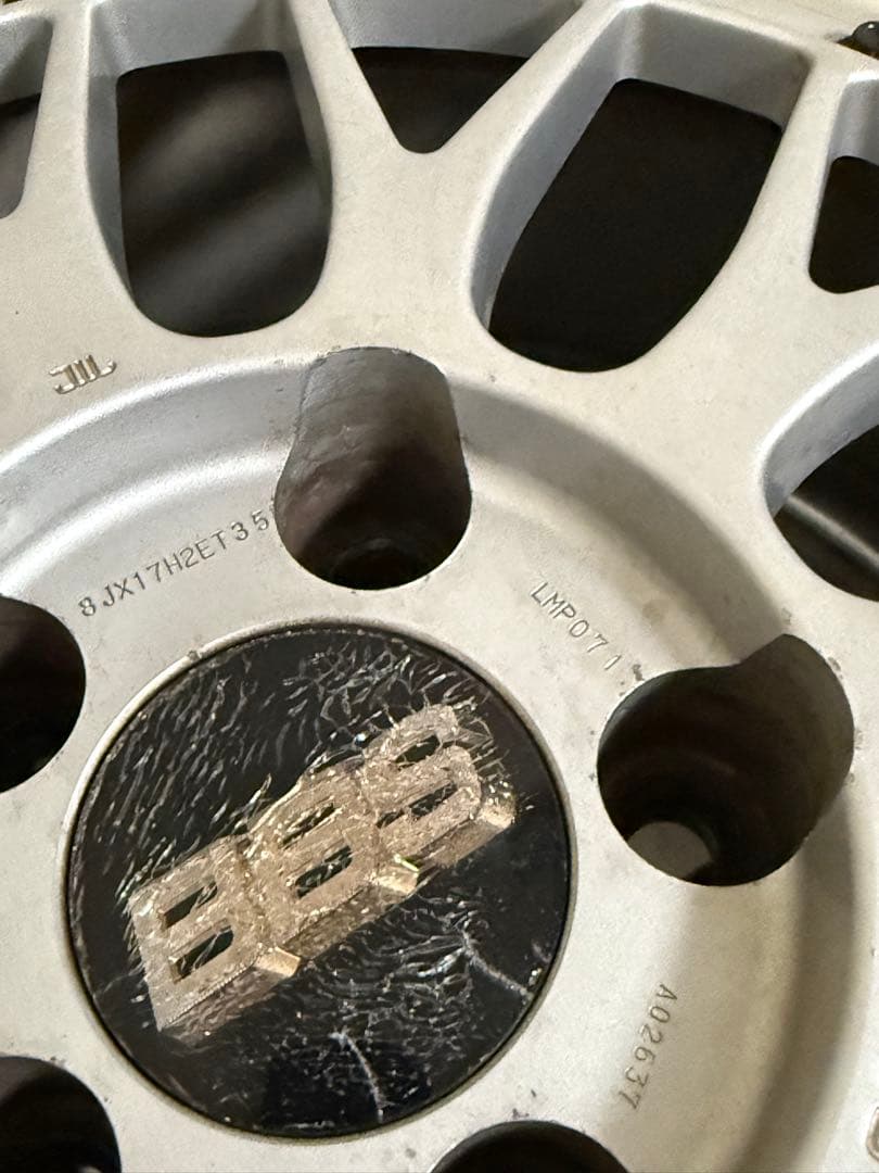 BBS LM 17インチ8J+35通し タイヤ外してあります