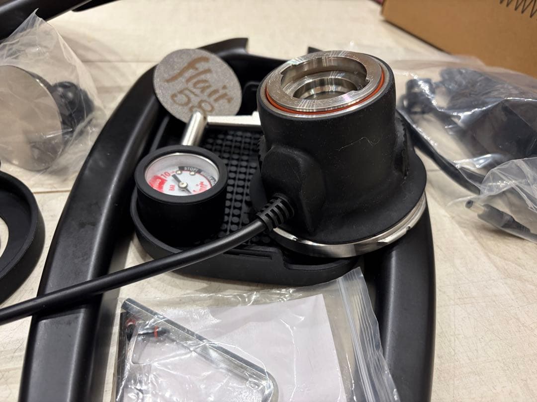 Flair58 電気式 ダブルスパウトポルタフィルターおまけ付　動作確認済