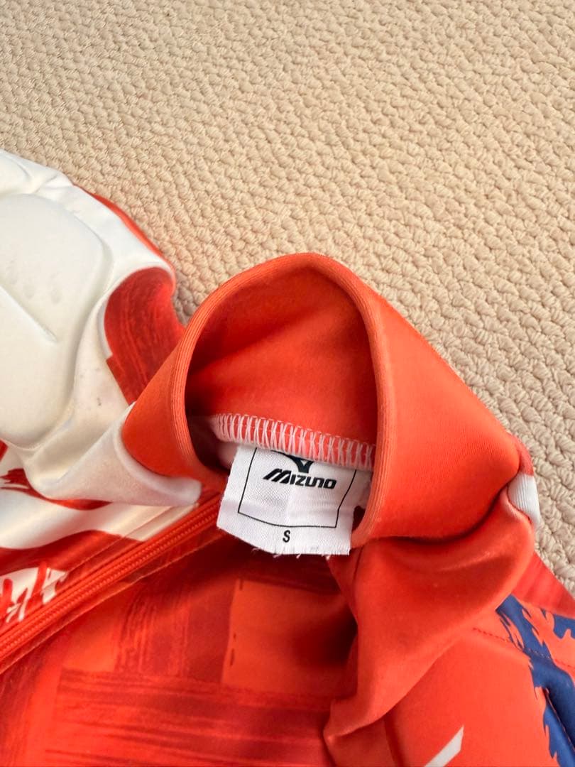 Mizuno スキー用 レーシングワンピース　大人サイズS オレンジ