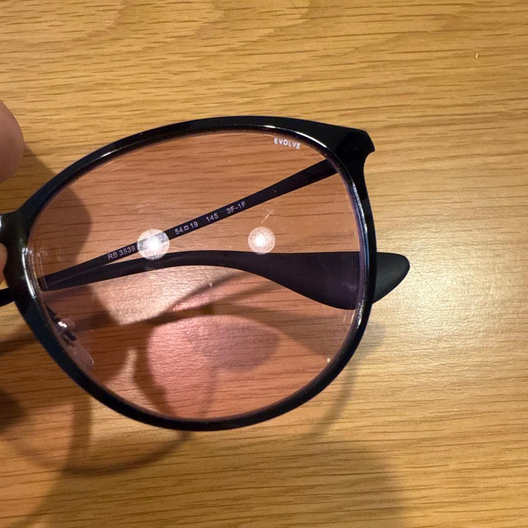 Ray-Ban RB 3539 ERIKA L ブラック/ピンクレンズ