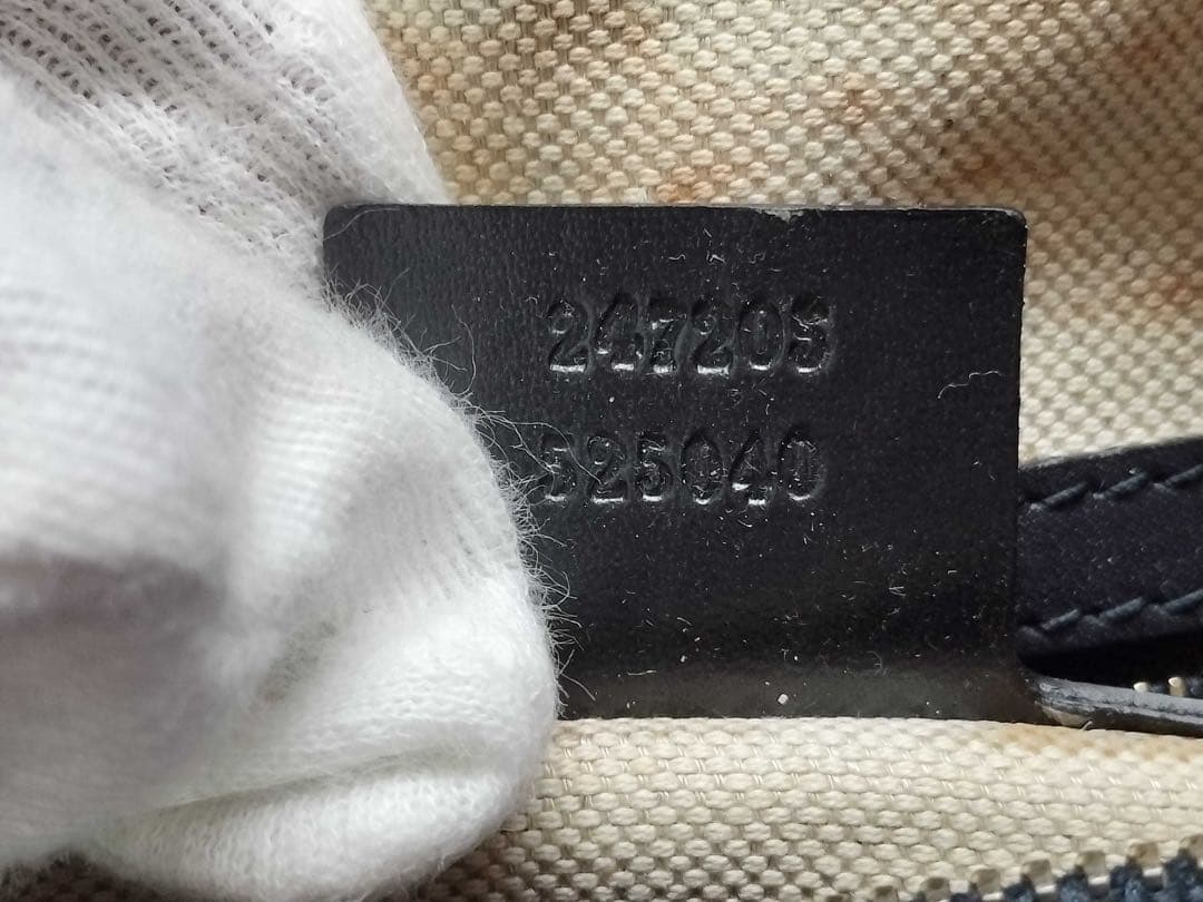 GUCCI グッチ 247205 GGキャンバス シェリーライン ボストンバッグ
