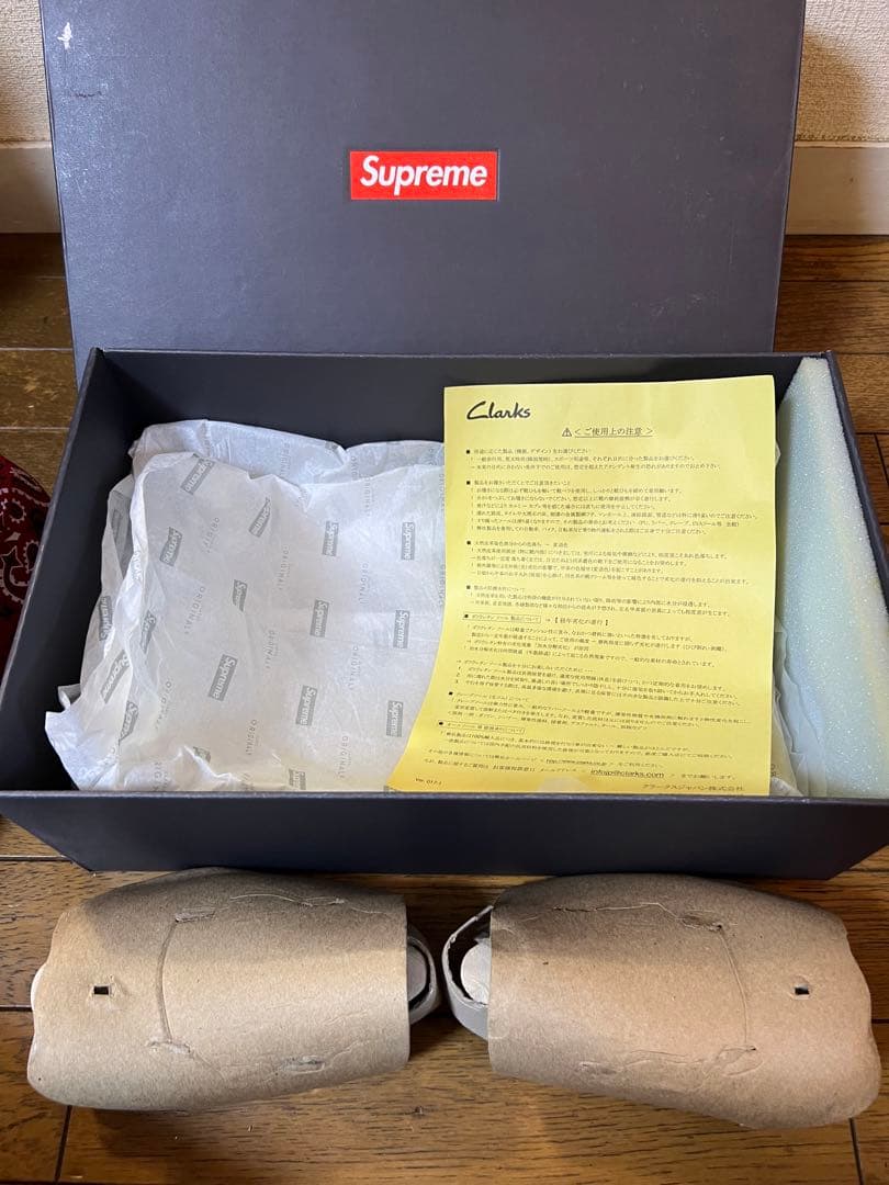 Supreme Clarks Wallabee Bandana バンダナ