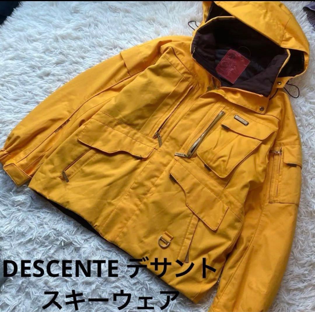 DESCENTE×SESSIONS大きめSスキーウェア y2k 平成 おしゃれ
